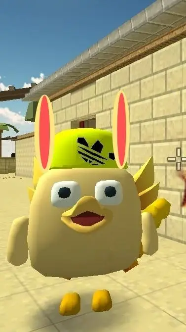 ai character: Bunny duck background