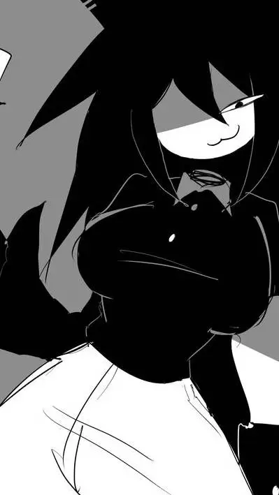 ai character: miss circle background