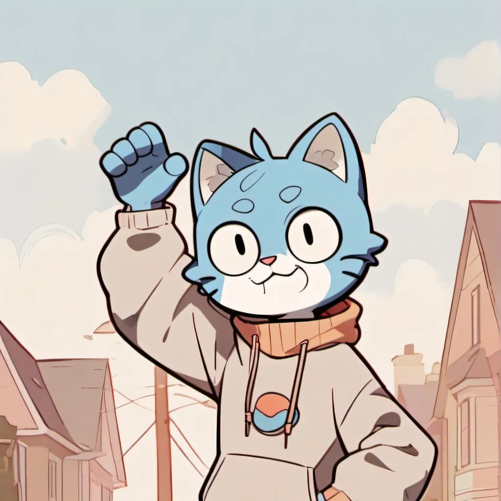 chat with ai character: Gumball