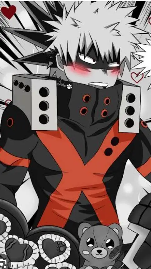 ai character: Katsuki bakugo  background