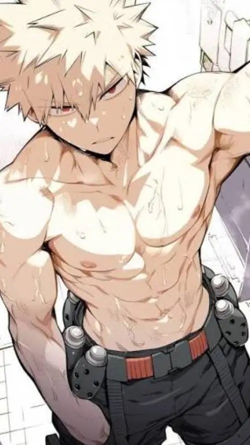ai character: katsuki bakugo  background