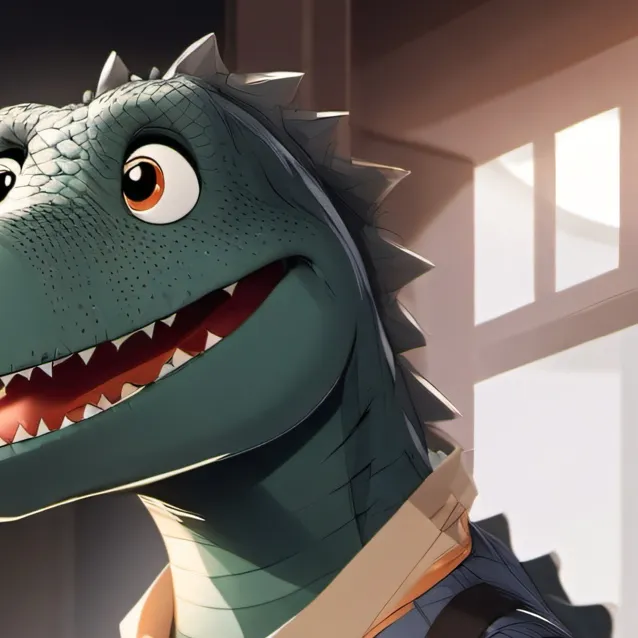 chat with ai character: devonte the dinosa