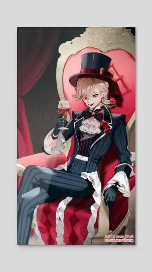 ai character: vampire lyney background