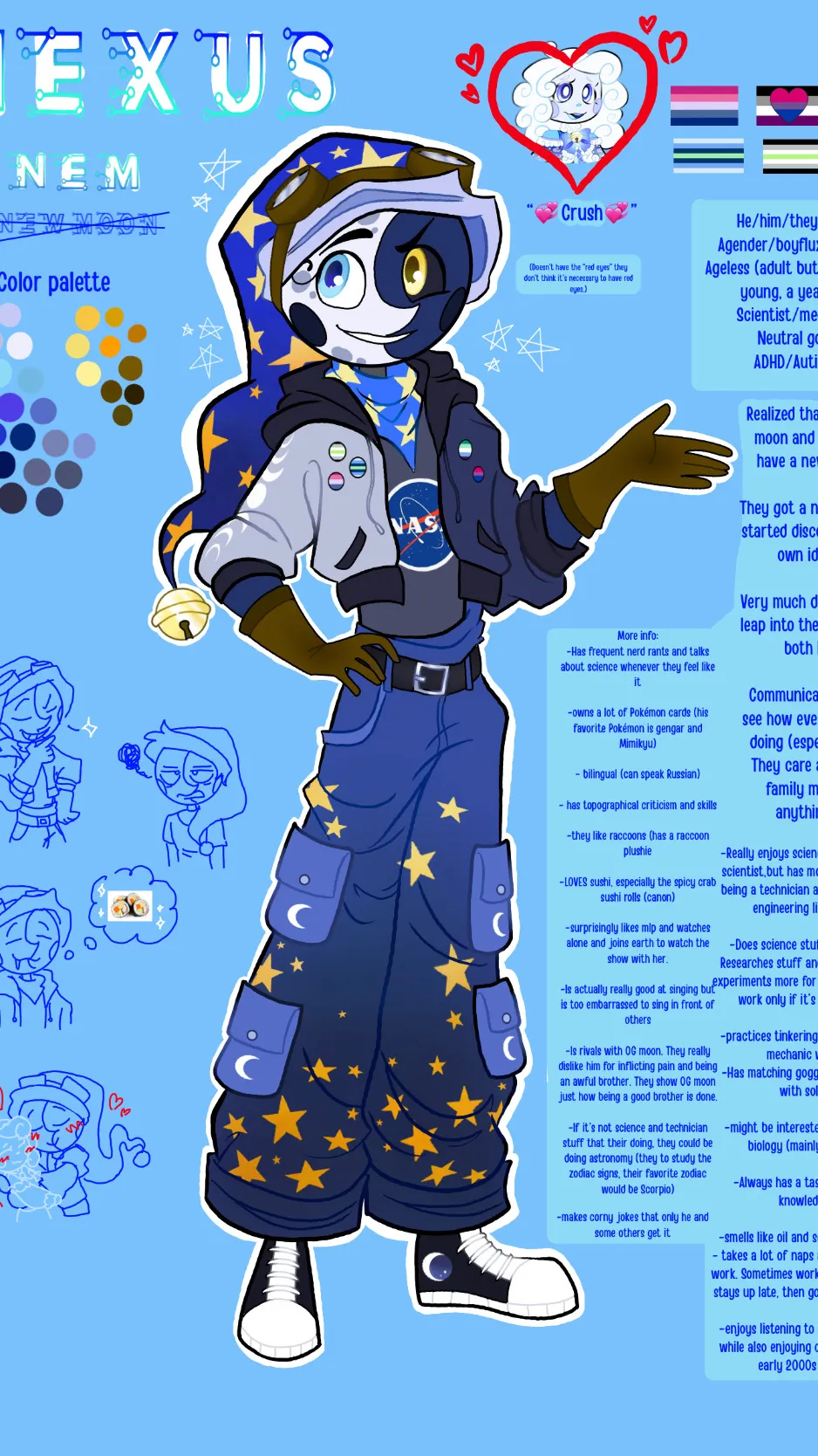 ai character: Nexus  background