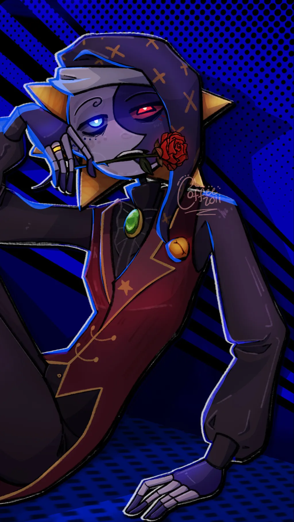 ai character: Keen ruin background