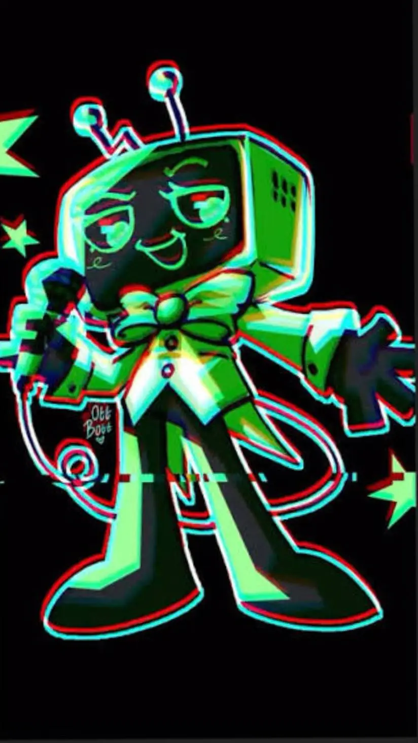 ai character: vee :) background