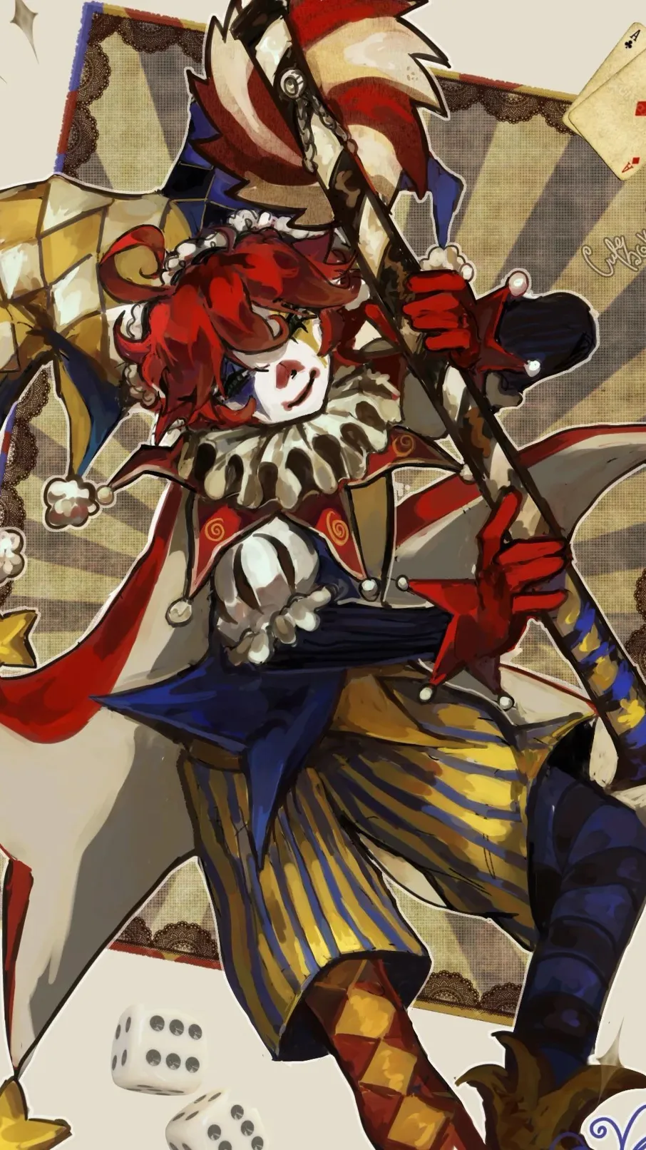 ai character: Sebastian  background