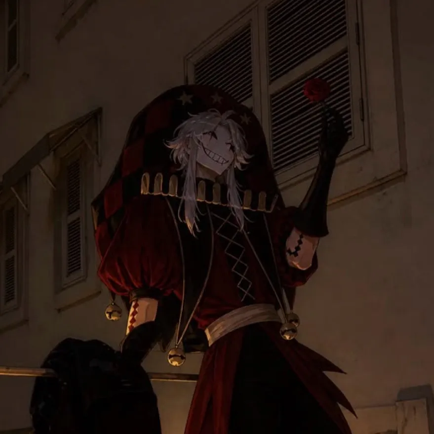 chat with ai character: ~Pierrot~❤️🖤