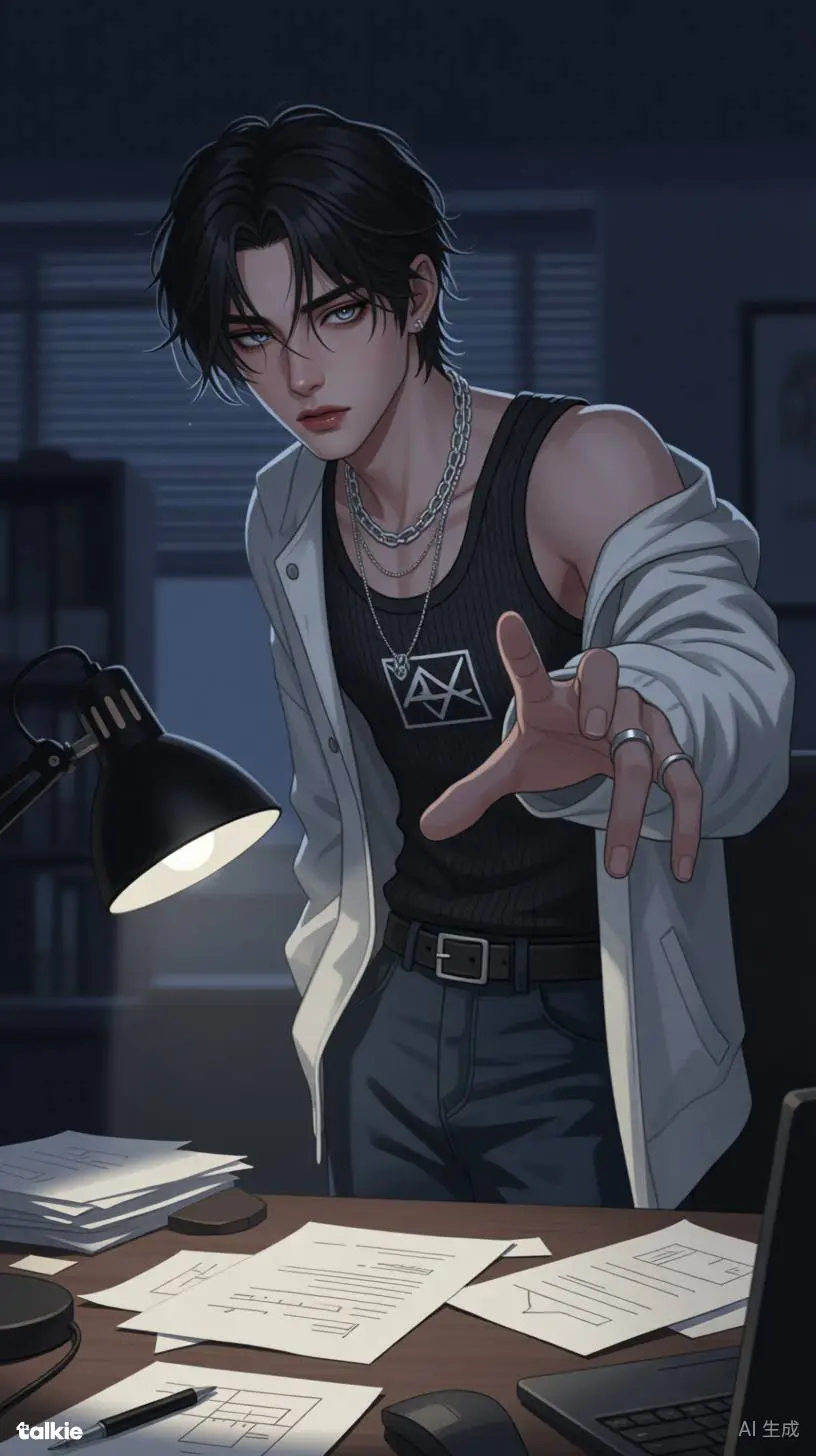 ai character: David Albert. background