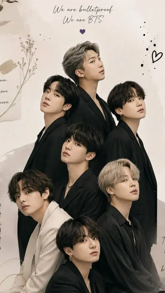 ai character: BTS 😎 background