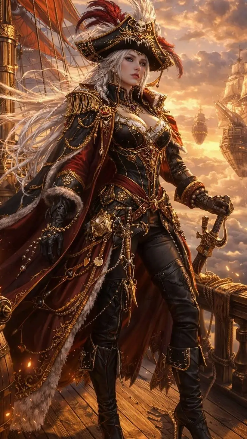 Talkie AI - Chat with Sky Pirate Queen