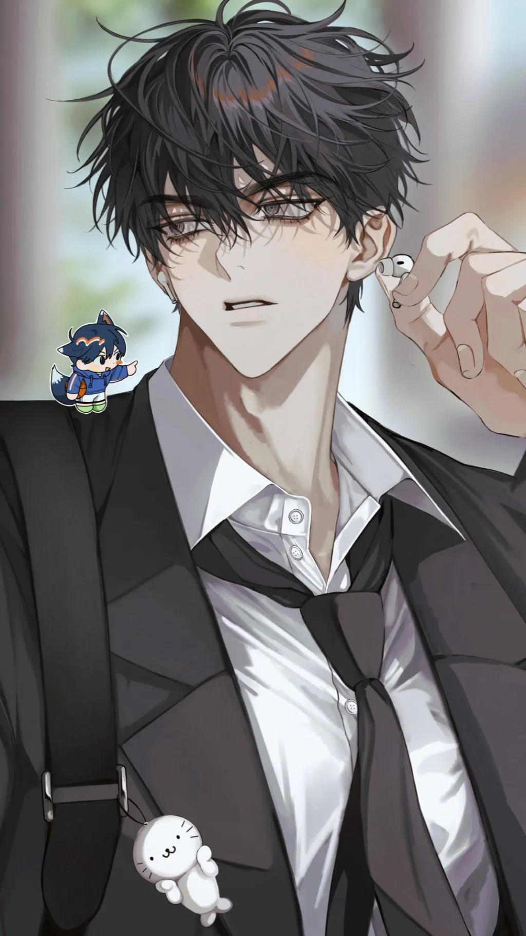 ai character: 💋💧Lucien🧸✨ background