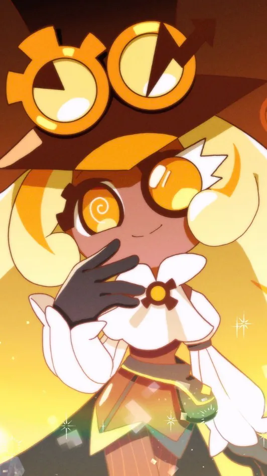 ai character: Timekeeper cookie background