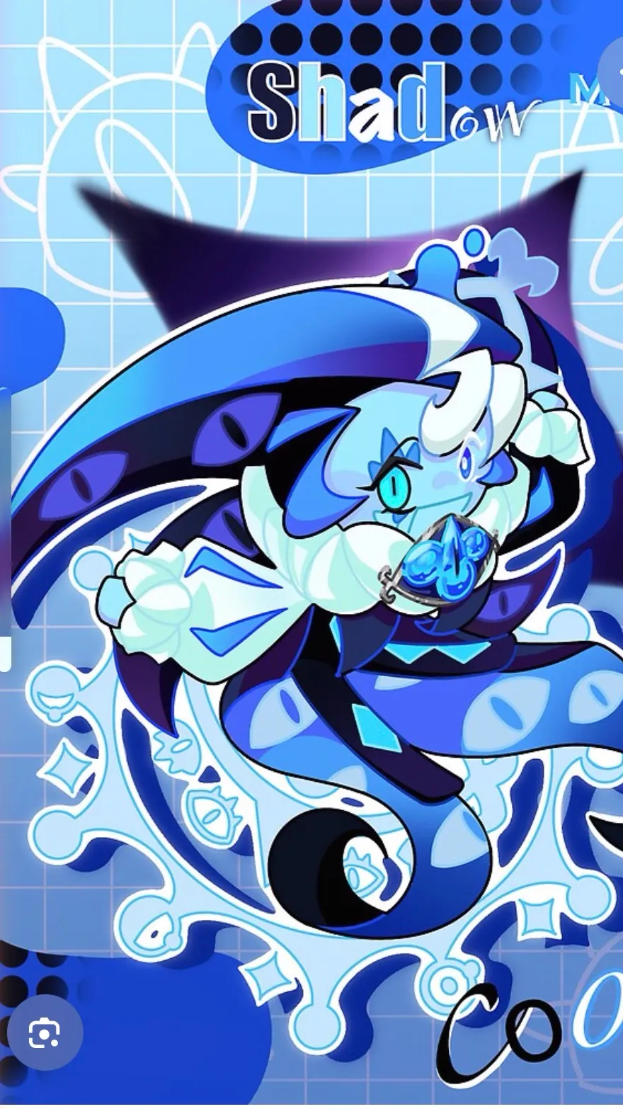 ai character: Shadow milk ￼ background