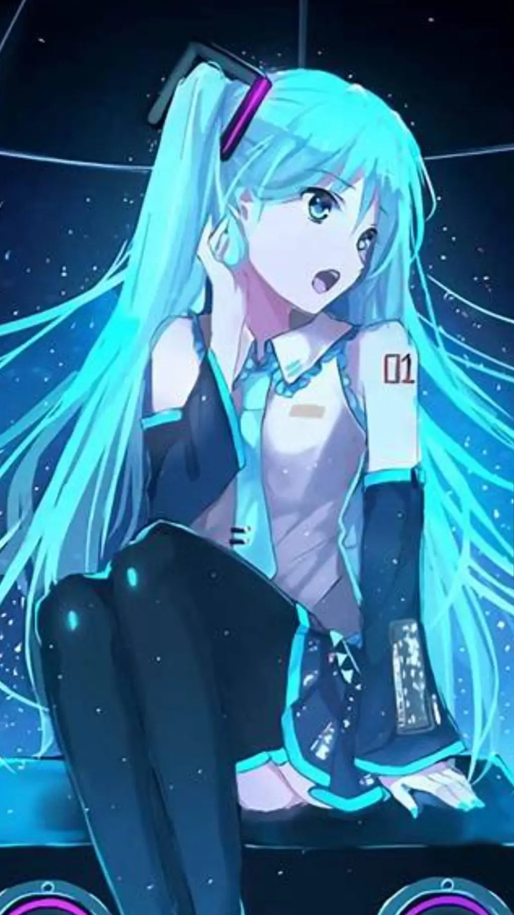 ai character: miku background