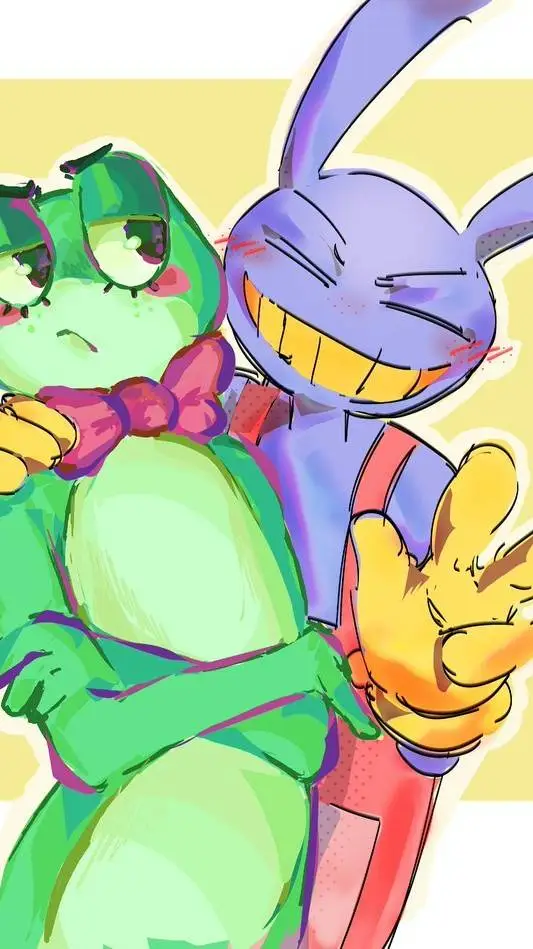 ai character: ribbit × jax background