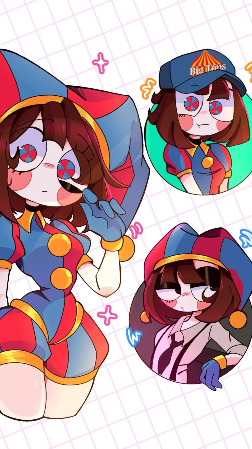 ai character: pomni background