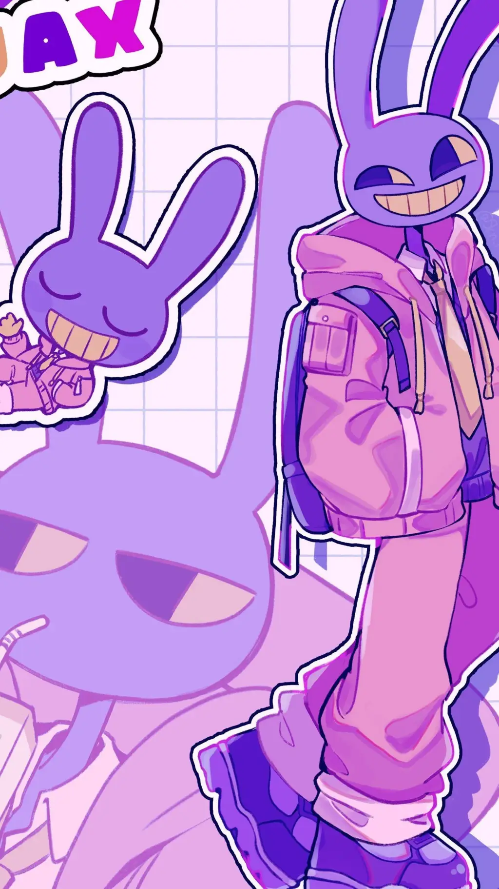 ai character: funnybunny background