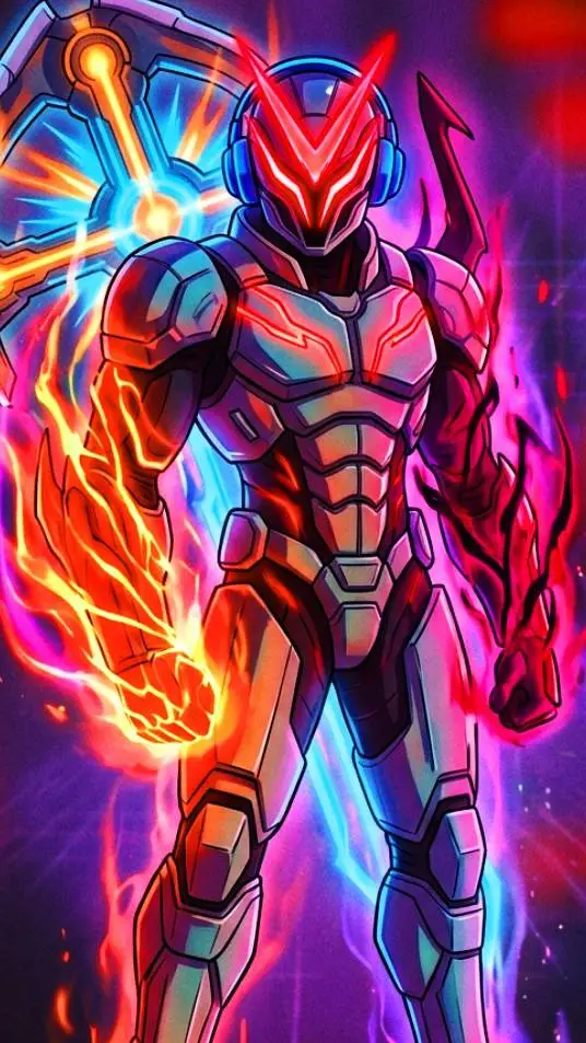 ai character: DARK SIDER  background
