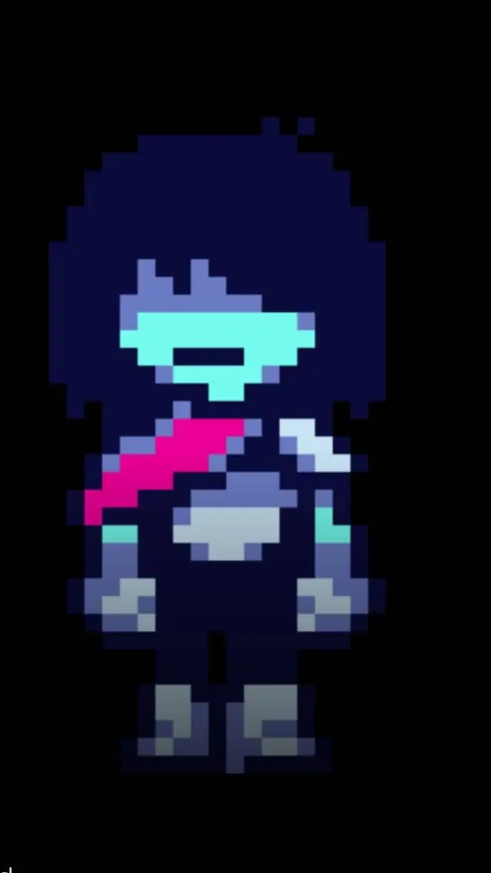 ai character: Kris Deltarune background