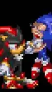 ai character: Sonic & Shadow background