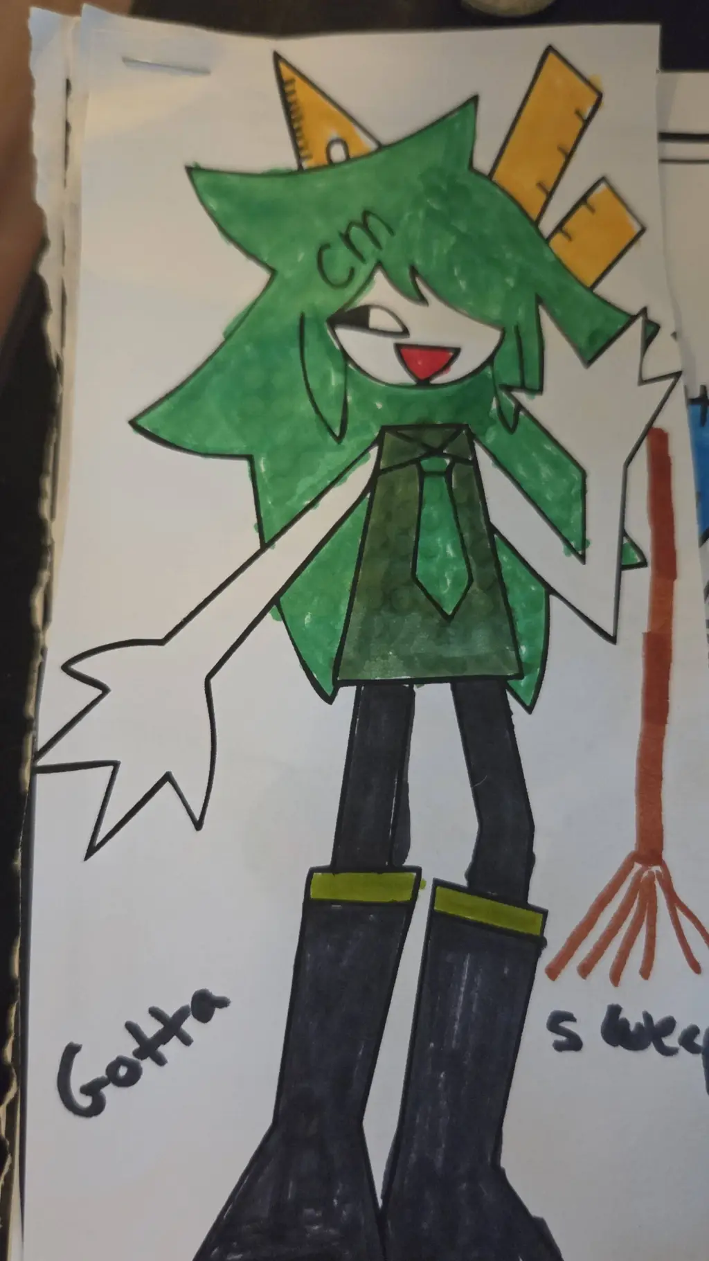 ai character: Gotta Sweep  background