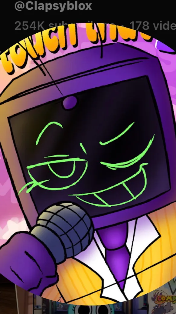 ai character: Claspy  background