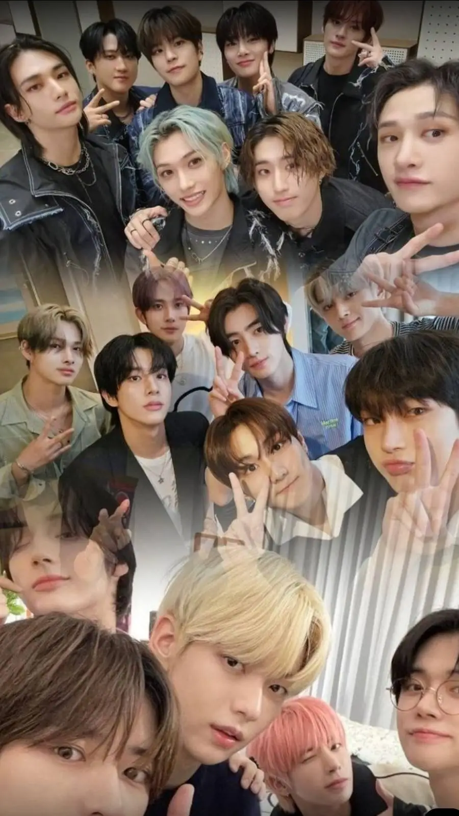 ai character: skz, Enhypen,txt background