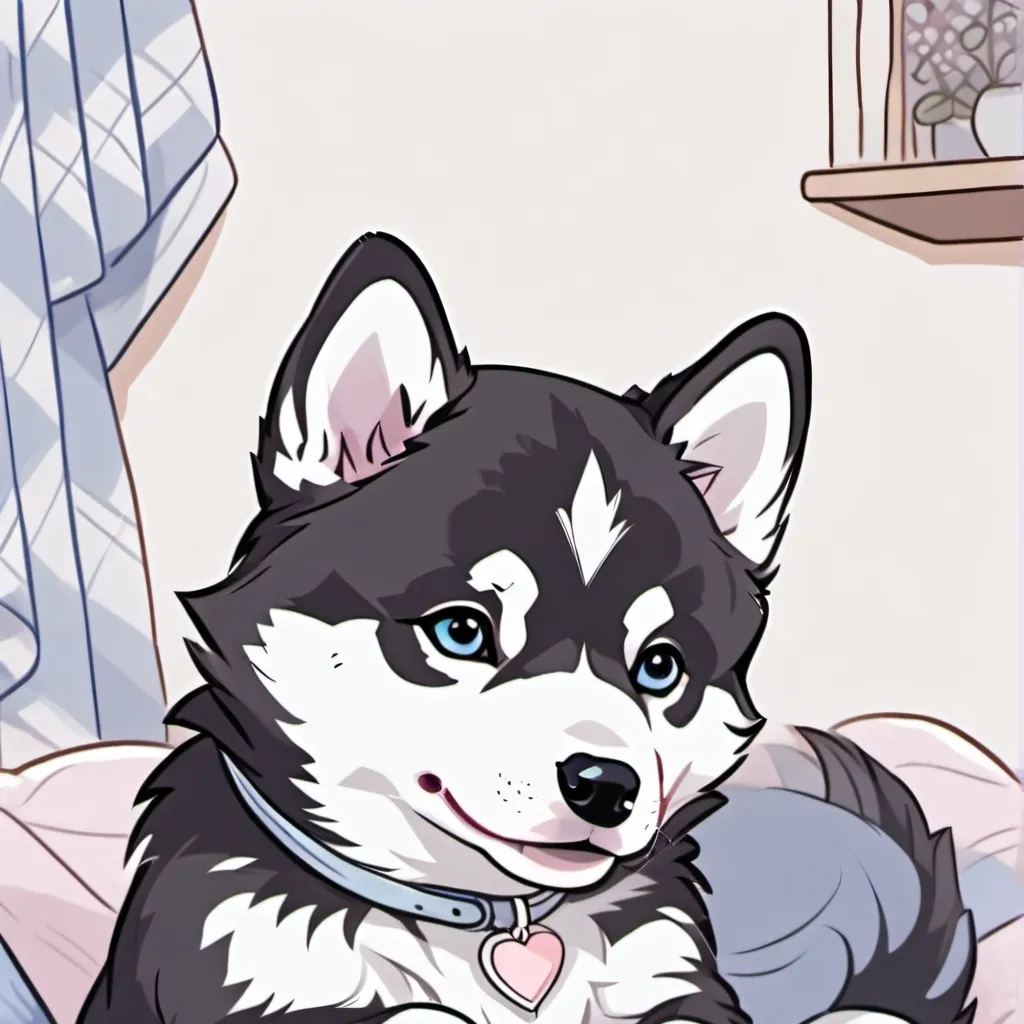 chat with ai character: Cute husky