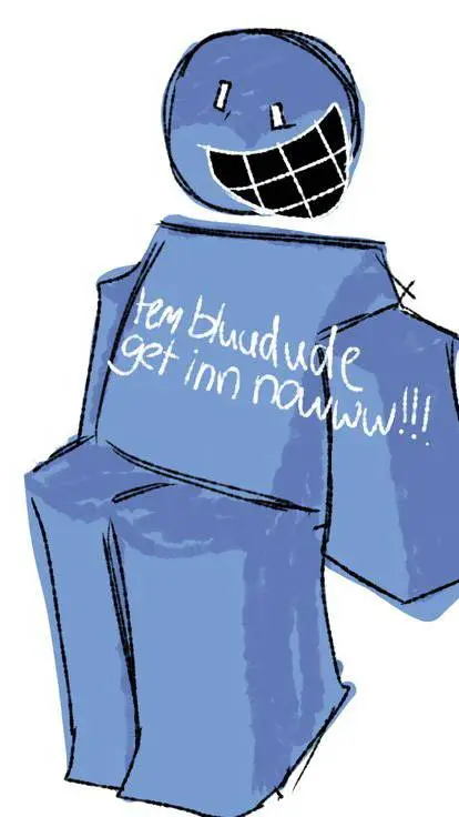 ai character: bluudud  background