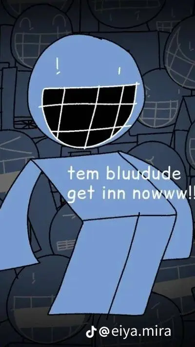 ai character: bluudud  background