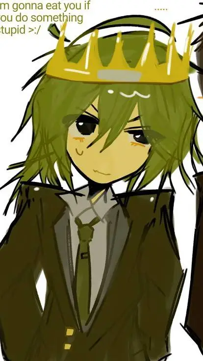 ai character: froggydude  background