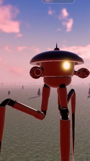ai character: crab tripod background