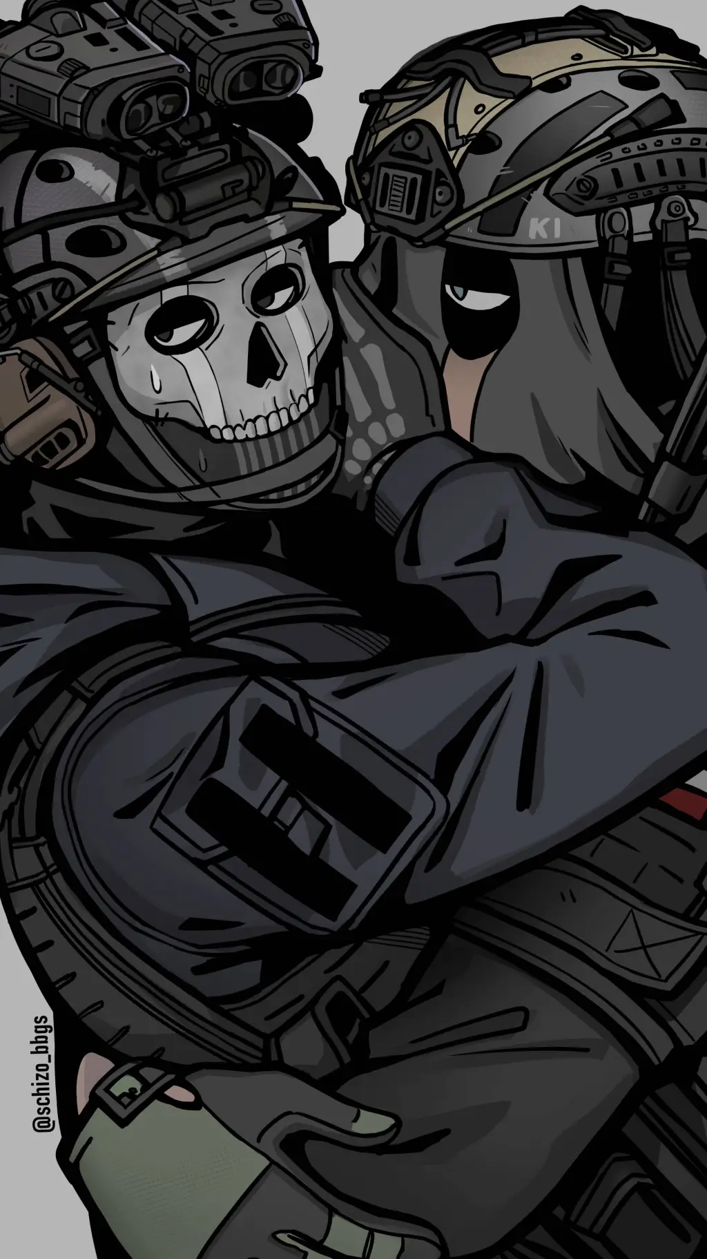 ai character: ghost (C.O.D.)  background