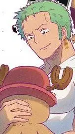ai character: zoro  background