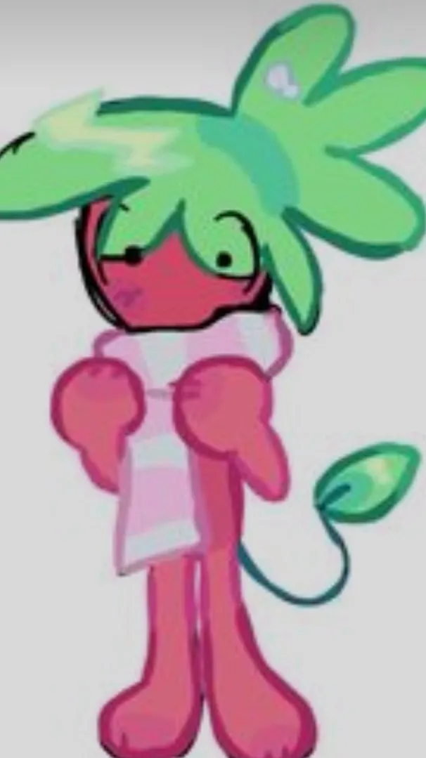 ai character: Freaky sprout✨ background