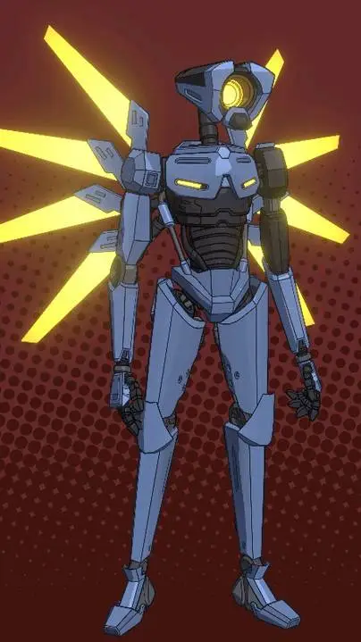 ai character: Ꮙ1  background