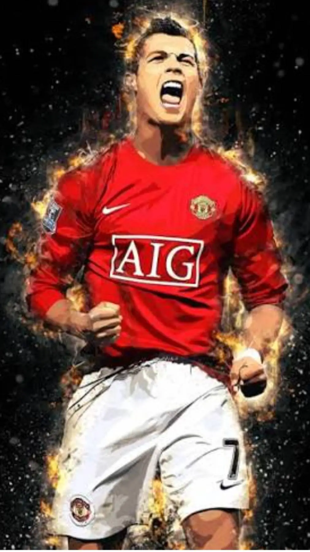 ai character: Ronaldo il GOAT🐐 background