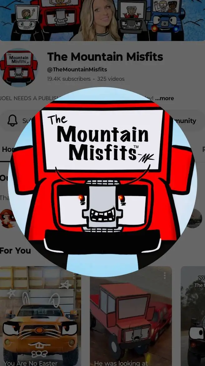 ai character: the MTN misfits background