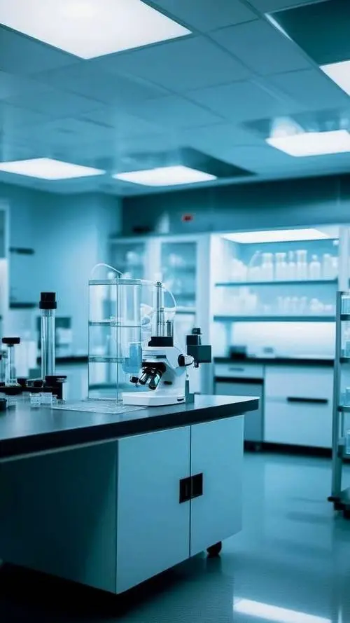 ai character: Laboratorio  background