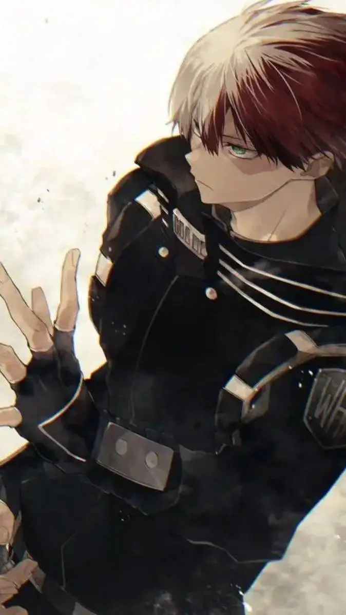 ai character: Shoto Todoroki  background