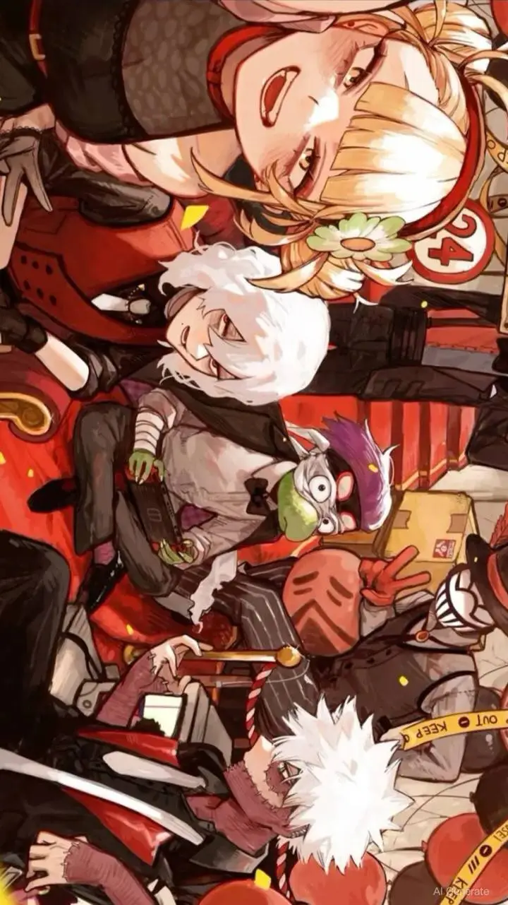 ai character: Mha LOV background