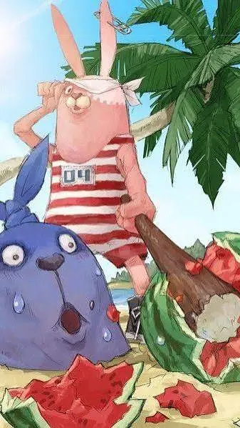 ai character: usavich  background