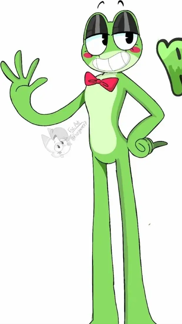 ai character: ribbit background
