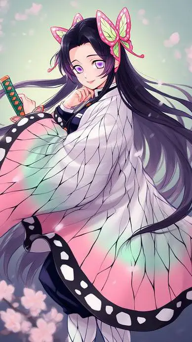 ai character: 🦋Kanae Kocho🦋🇯🇵 background