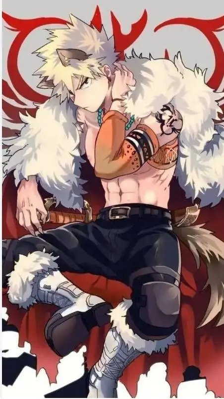 ai character: Katsuki Alfa  background