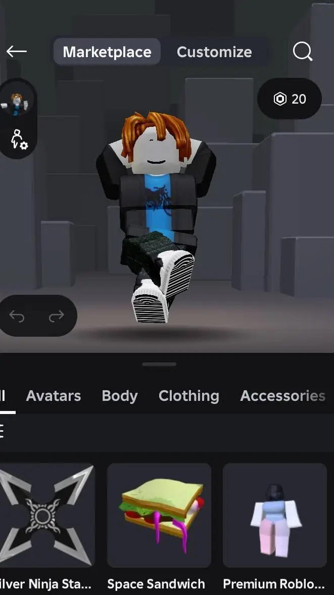 ai character: bacon background