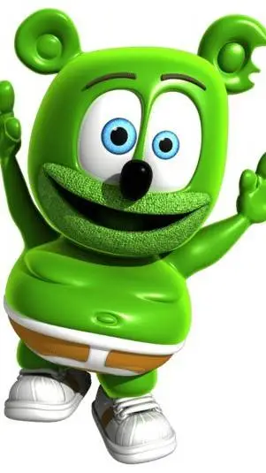 ai character: gummy bear background