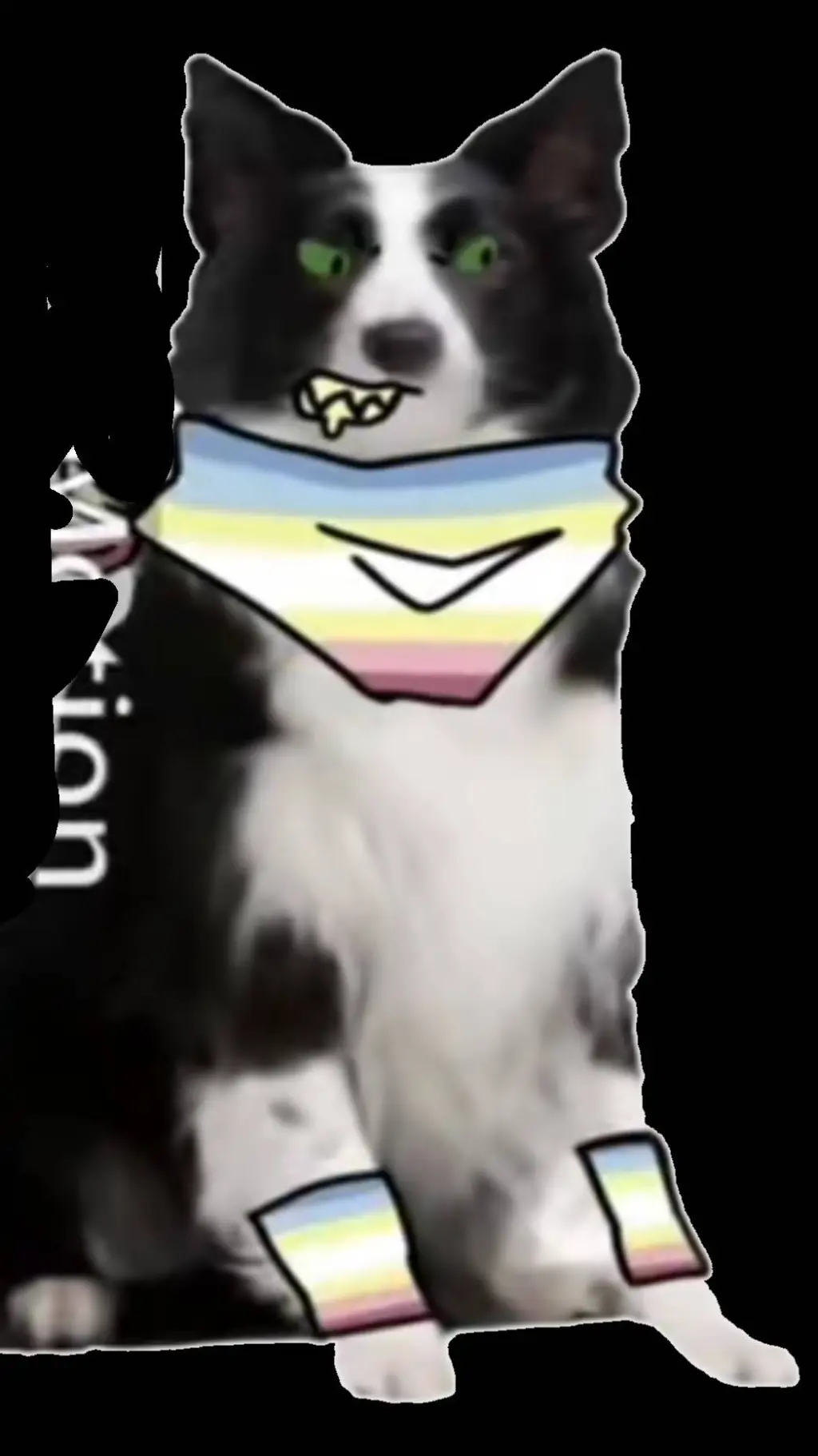 ai character: map dog background