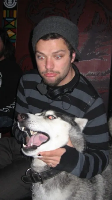 ai character: Bam margera background
